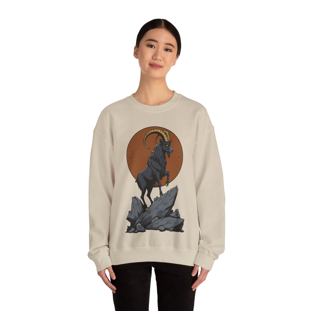 Sweatshirt mit Sternzeichen Steinbock – Ehrgeizig, entschlossen und belastbar