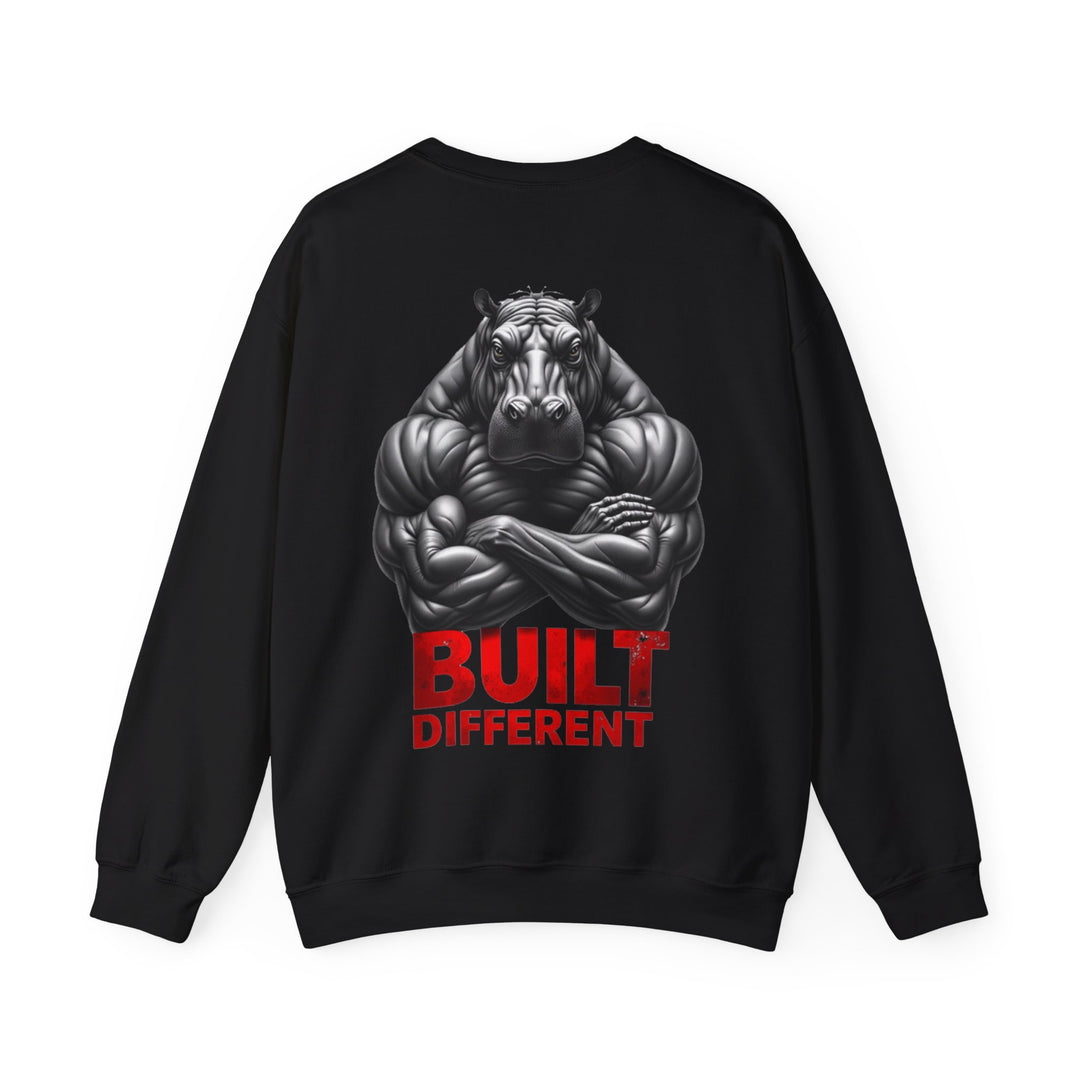 Built Different – Power Hippo Sweatshirt