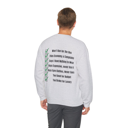 Spending Priorities – Men’s Sweatshirt