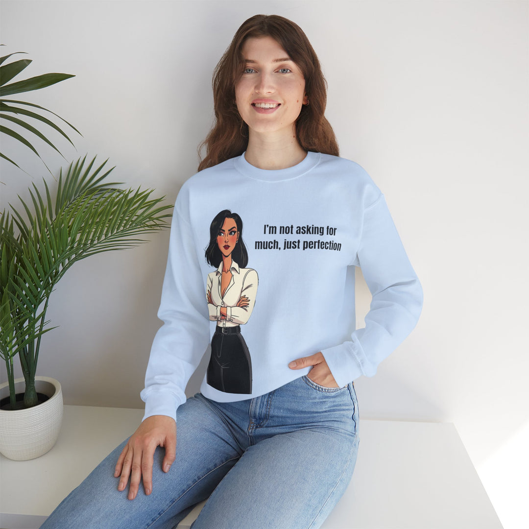 Nicht viel verlangen – Statement Sweatshirt