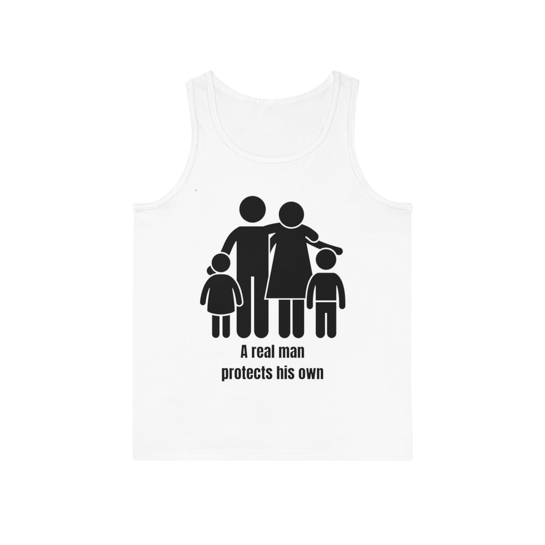 A Real Man Protects His Own Tank Top – Strength in Responsibility