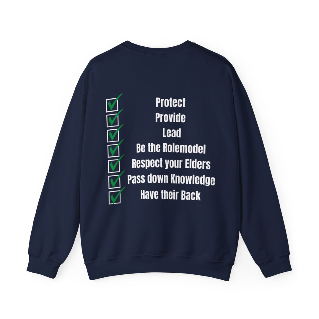 "A Real Man Protects His Own" – Men's  Sweatshirt