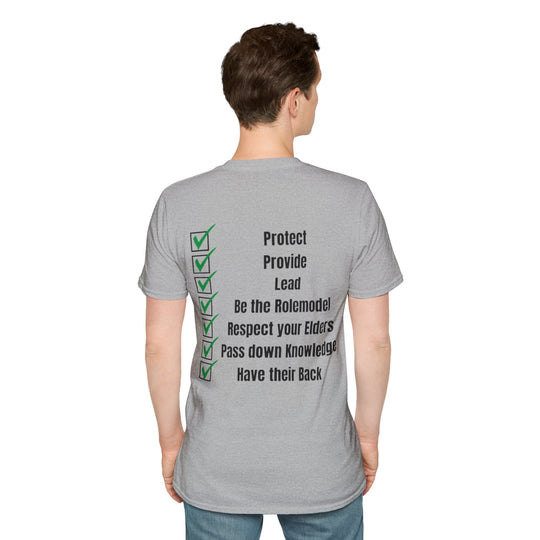 A Real Man Protects His Own T-Shirt – Strength Through Responsibility