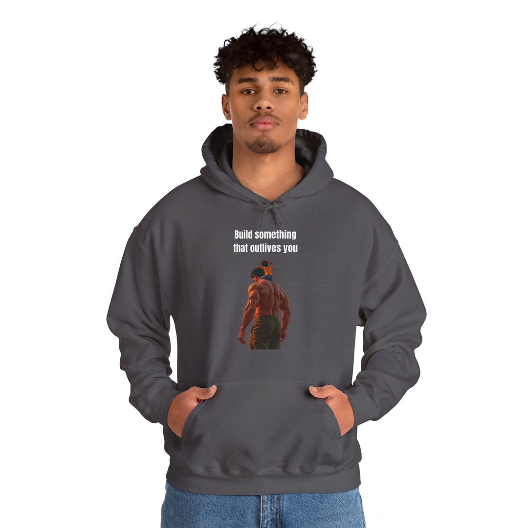 „Baue etwas, das dich überlebt“ – Herren Hoodie