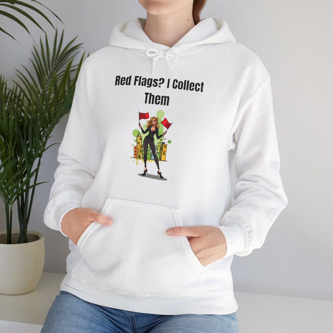 Rode vlaggen? Ik verzamel ze – Dames Cozy Hoodie