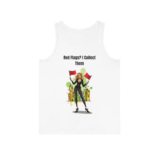 Red Flags? I Collect Them – Bold Women’s Tank Top