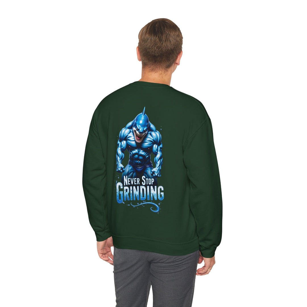 Never Stop Grinding – Shark Power Sweatshirt