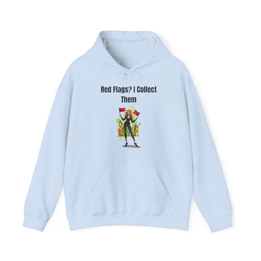 Rode vlaggen? Ik verzamel ze – Dames Cozy Hoodie