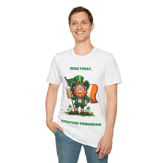 T-Shirt „Heute Ire, morgen verkatert“ – Feiern Sie wie ein echter Ire!