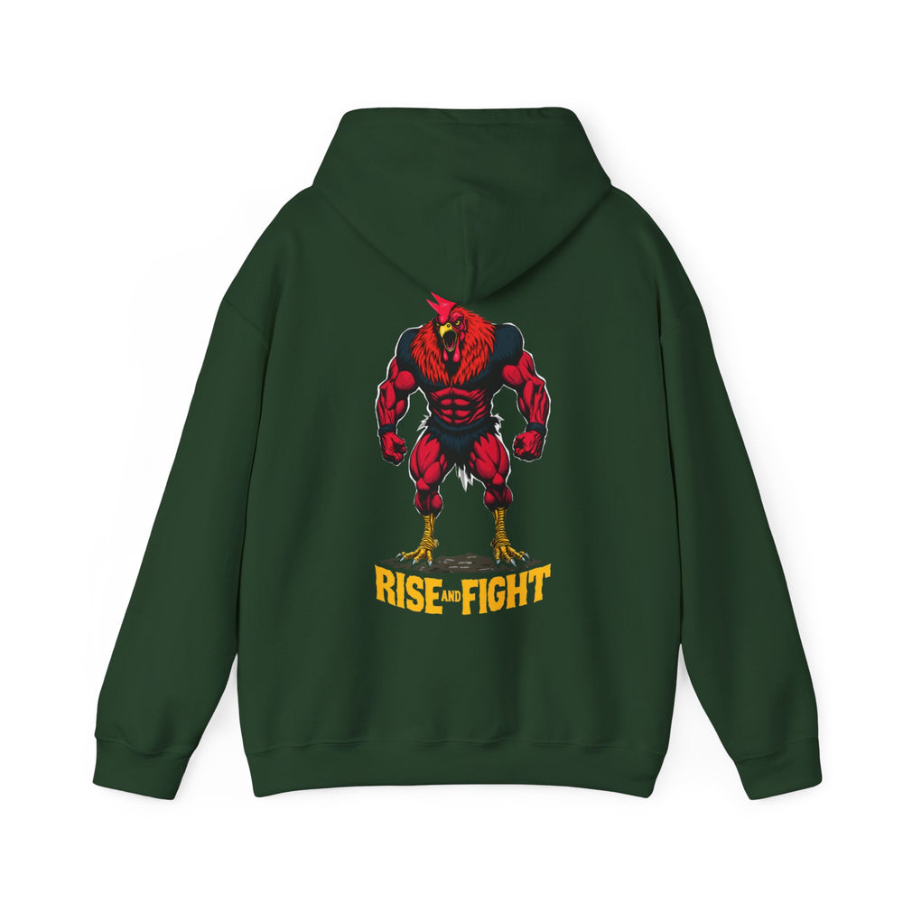 Rise and Fight – Krieger-Hahn-Hoodie