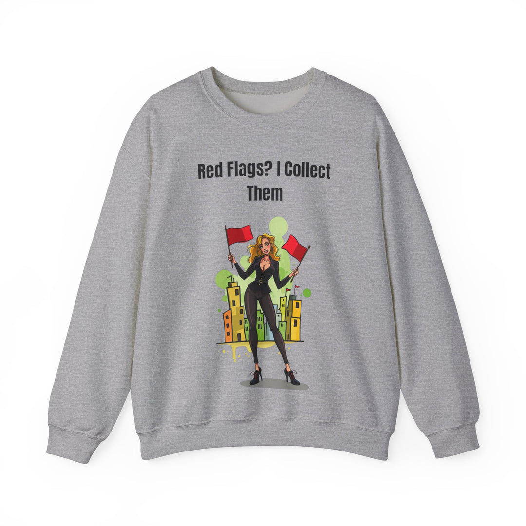 Red Flags? I Collect Them – Women’s Cozy Sweatshirt