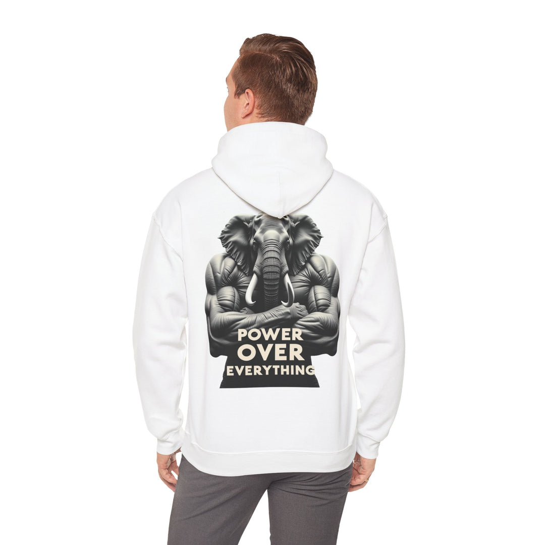 Power Over Everything – Elephant Strength Hoodie