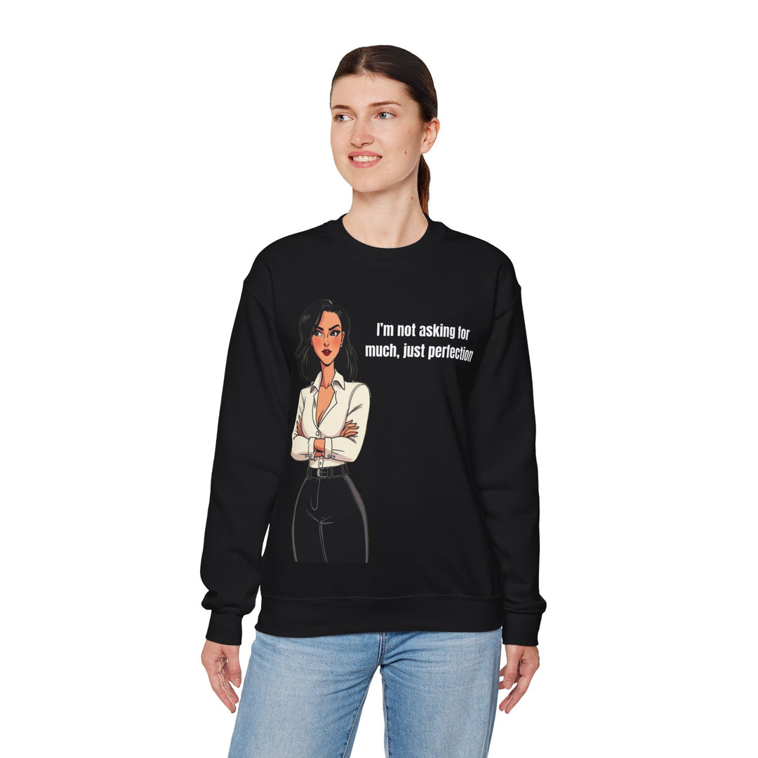 Nicht viel verlangen – Statement Sweatshirt