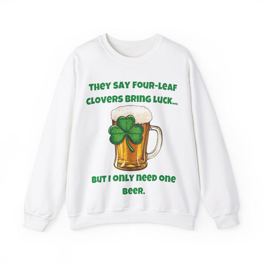 Lucky Beer Sweatshirt – St. Patrick's Day Plezier &amp; Feest