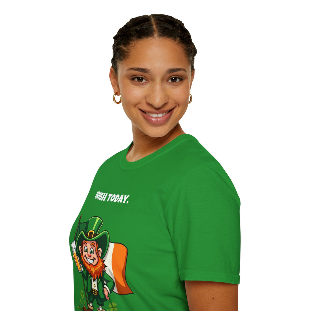 Irish Today, Hungover Tomorrow T-Shirt – Celebrate Like a True Irish!