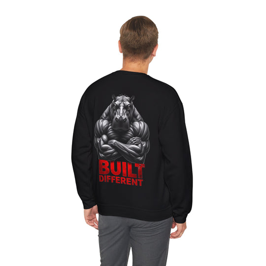 Built Different – ​​Power Hippo Sweatshirt