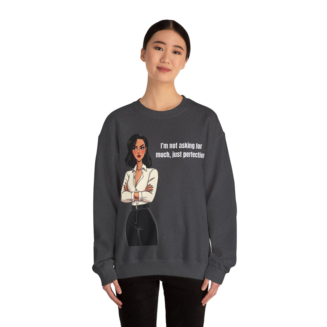 Nicht viel verlangen – Statement Sweatshirt