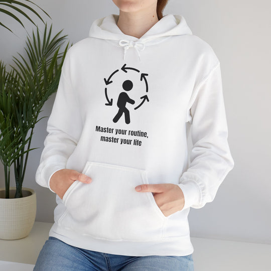 Beheers je routine, beheers je leven Hoodie – Beheers je dag