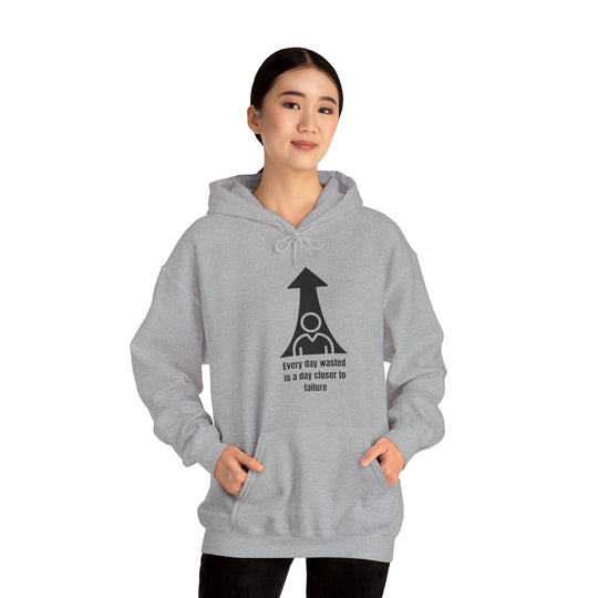 Every Day Wasted Hoodie – Progress Over Procrastination