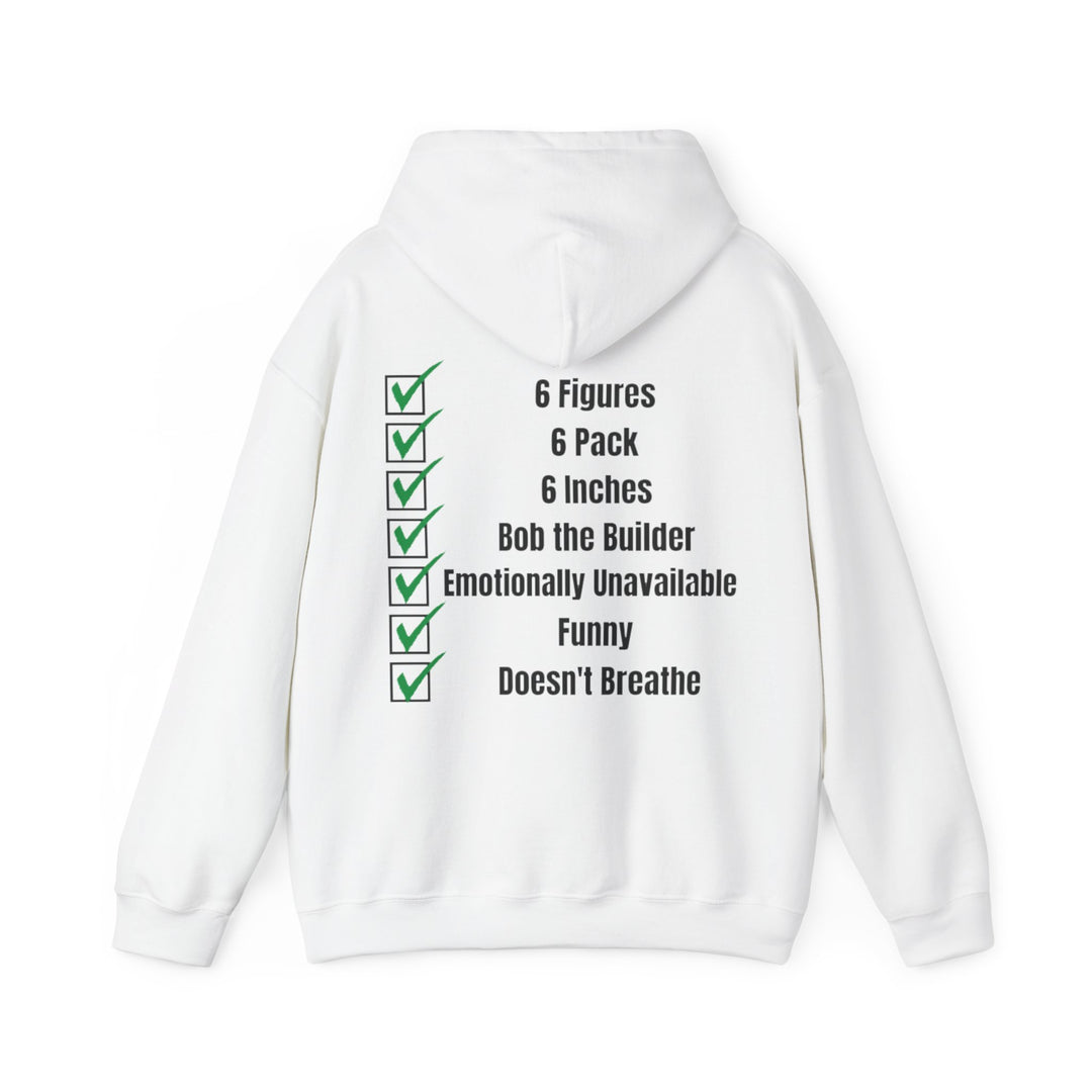 Niet veel vragen – Statement Hoodie