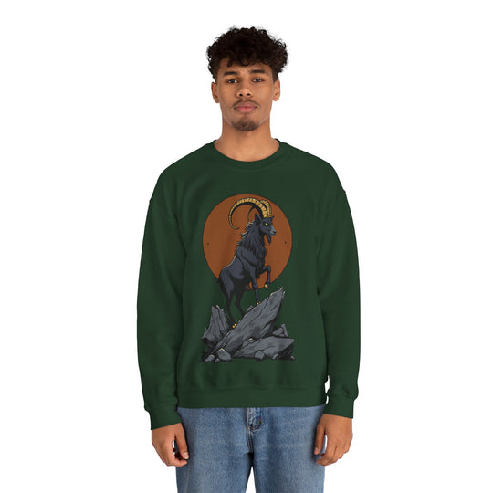 Sweatshirt mit Sternzeichen Steinbock – Ehrgeizig, entschlossen und belastbar