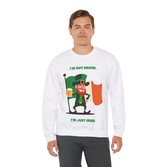 Irish Pride Sweatshirt – Bold, Drunk & Patriotic