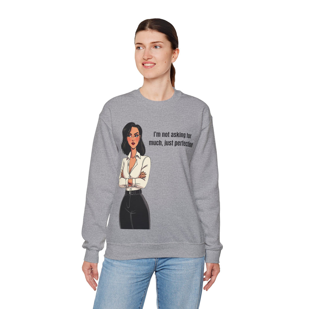 Nicht viel verlangen – Statement Sweatshirt