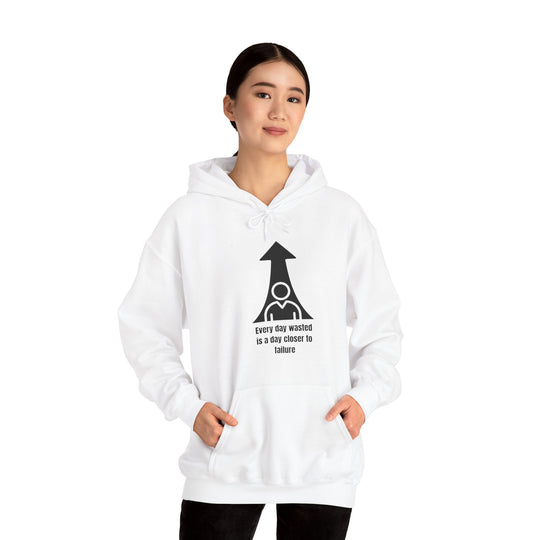 Every Day Wasted Hoodie – Progress Over Procrastination