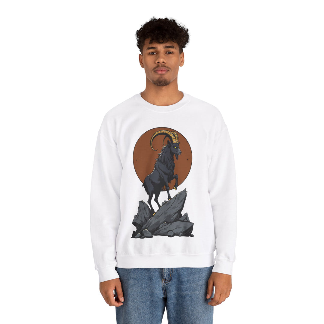 Sweatshirt mit Sternzeichen Steinbock – Ehrgeizig, entschlossen und belastbar