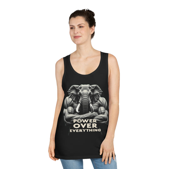 Power Over Everything – Elephant Strength Tank Top