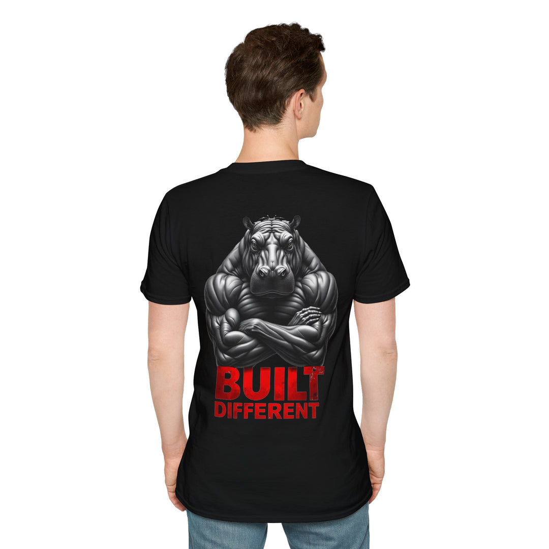 Built Different – ​​Power Hippo T-Shirt