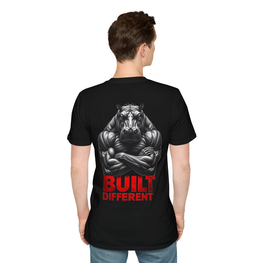 Built Different – ​​Power Hippo T-Shirt