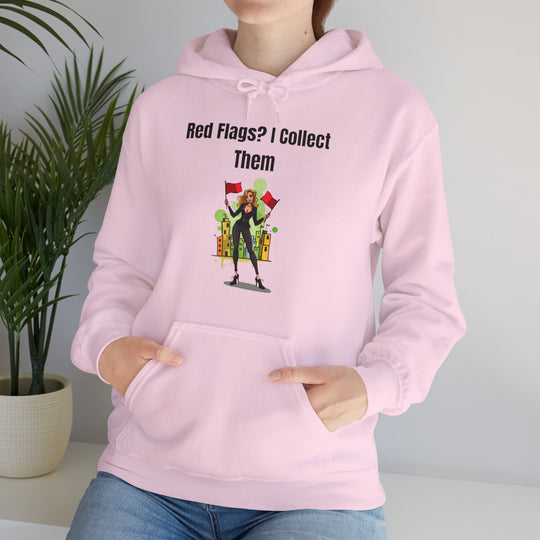 Rode vlaggen? Ik verzamel ze – Dames Cozy Hoodie