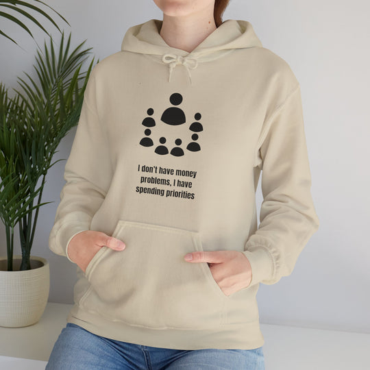 Spending Priorities Hoodie – Money Moves with a Twist