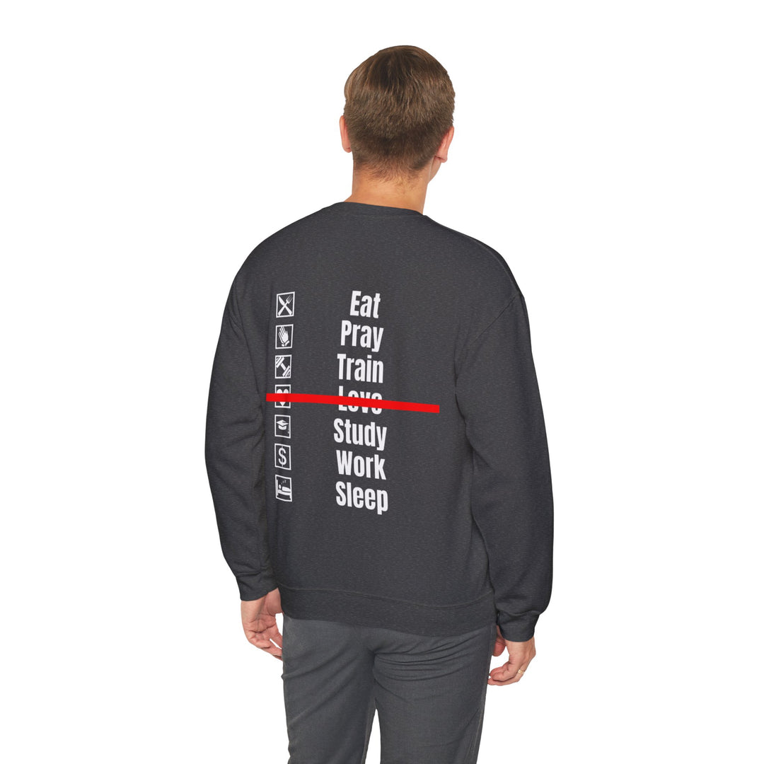 Beheers je routine, beheers je leven Sweatshirt – Beheers je dag