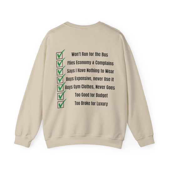 Spending Priorities – Men’s Sweatshirt