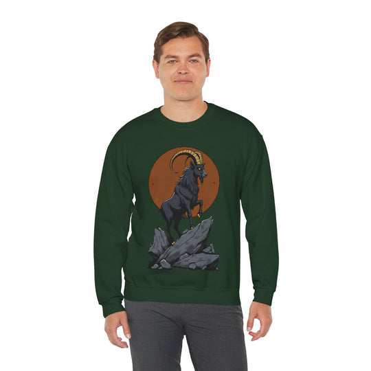 Sweatshirt mit Sternzeichen Steinbock – Ehrgeizig, entschlossen und belastbar