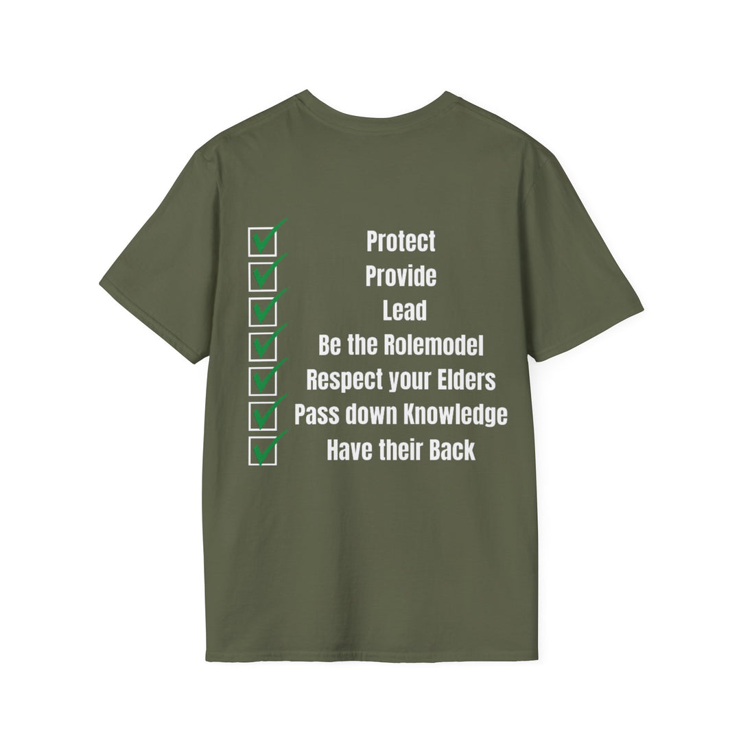 "A Real Man Protects His Own" – Men's T-Shirt