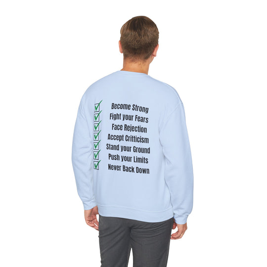 Sweatshirt Stand Tall, Stay Strong – Onwrikbare principes