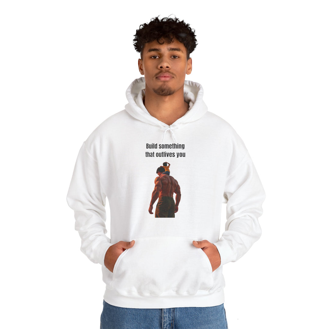 „Baue etwas, das dich überlebt“ – Herren Hoodie