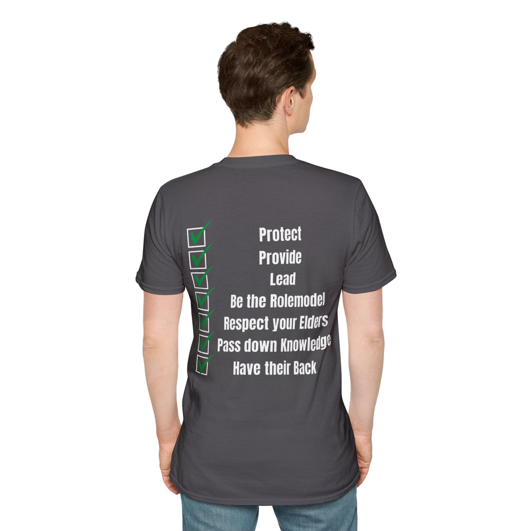 A Real Man Protects His Own T-Shirt – Strength Through Responsibility