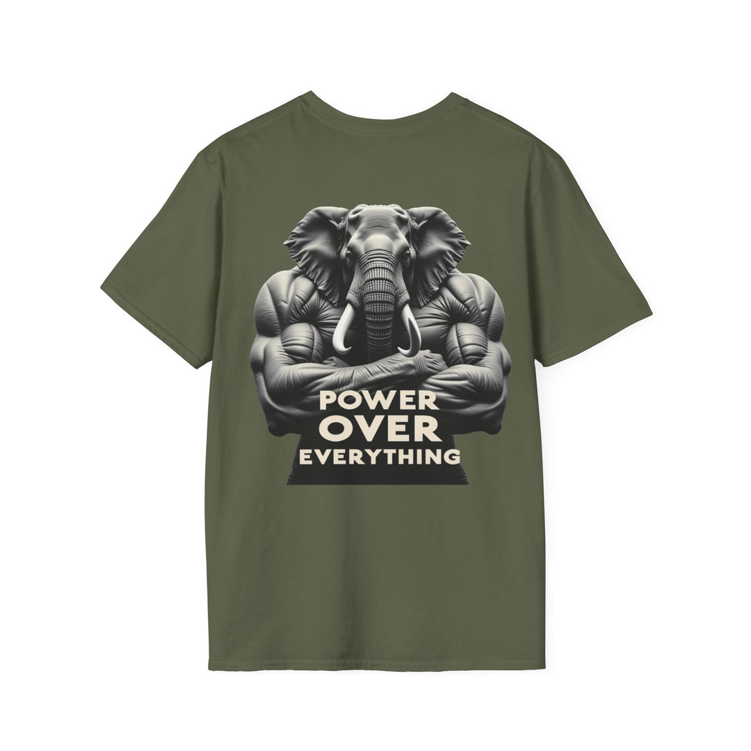 Power Over Everything – Elephant Strength T-Shirt