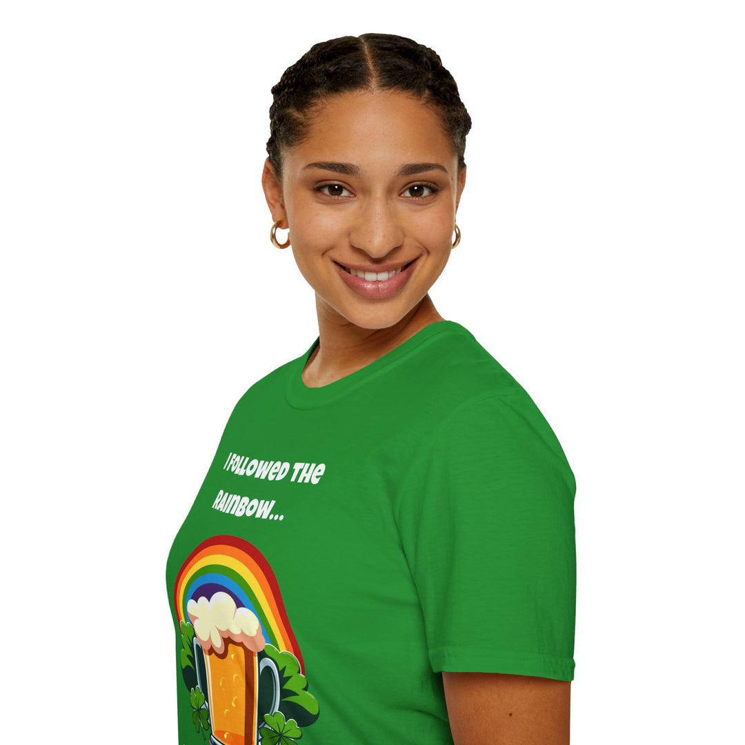 Rainbow Gold T-Shirt – St. Patrick’s Day Fun & Festivity