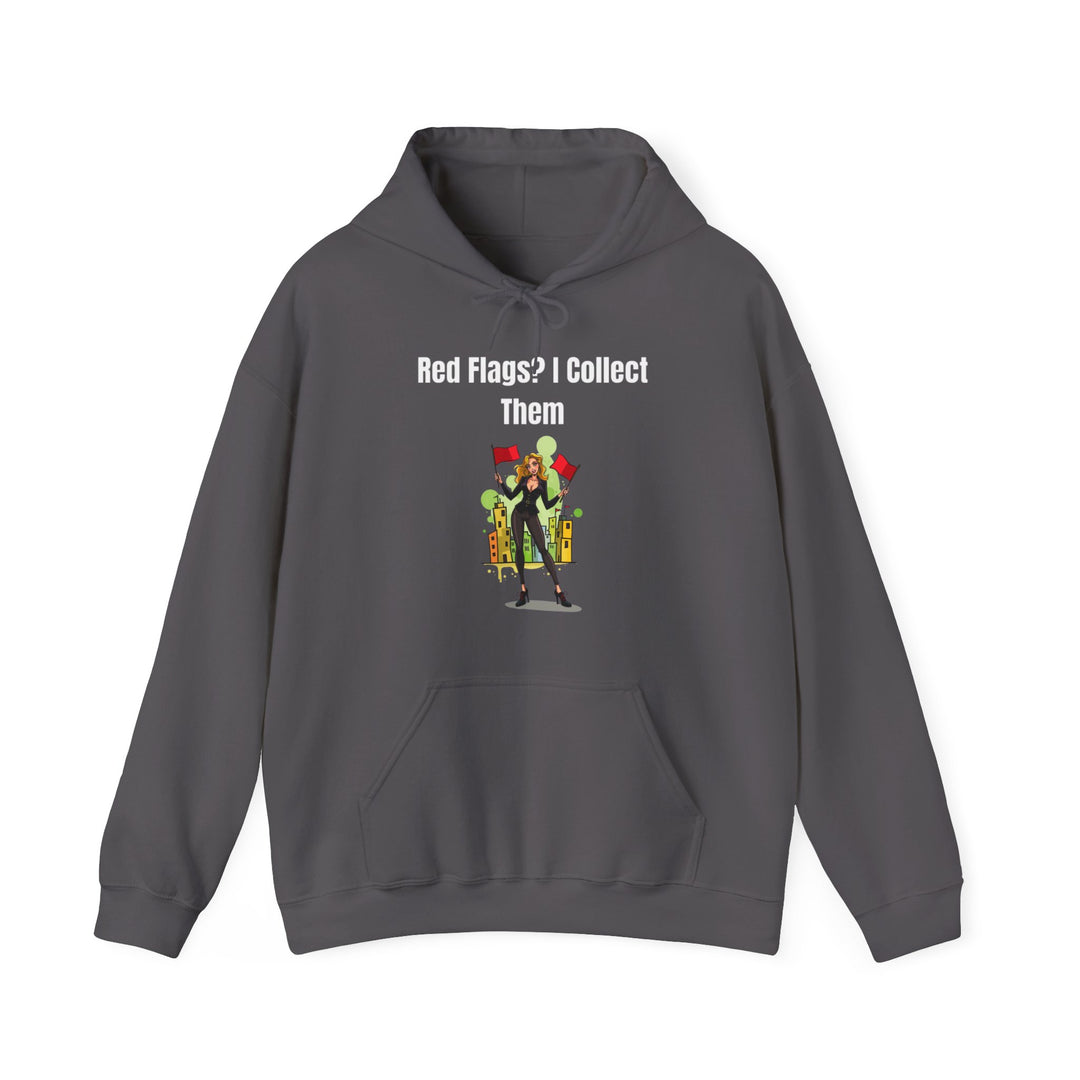 Rode vlaggen? Ik verzamel ze – Dames Cozy Hoodie