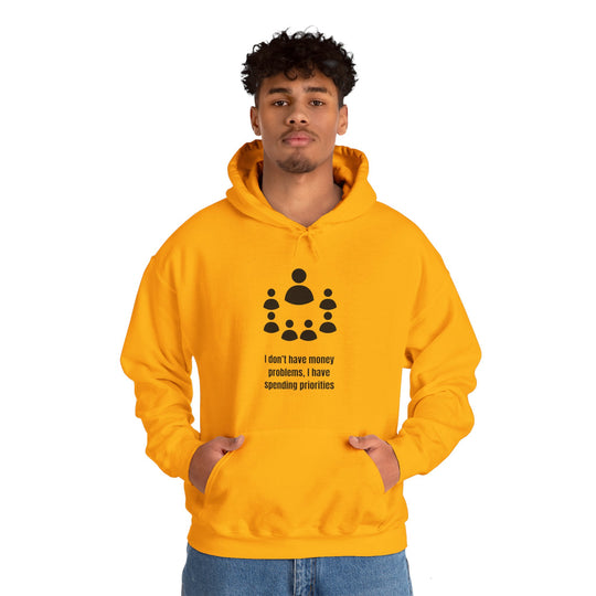 Spending Priorities Hoodie – Money Moves with a Twist