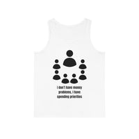 Spending Priorities Tank Top – Smart Choices, Bold Statements