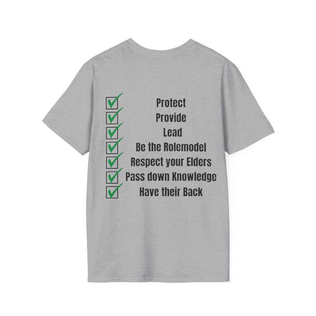 "A Real Man Protects His Own" – Men's T-Shirt