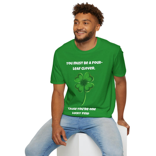 Jij Moet Een Klavertje Vier Zijn – Lucky Find T-shirt