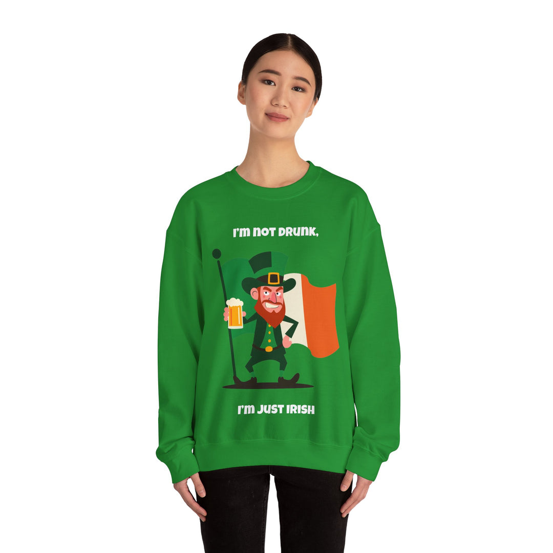 Irish Pride Sweatshirt – Bold, Drunk & Patriotic