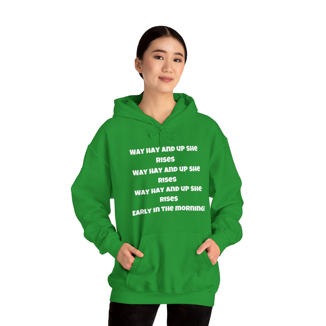 Je kunt niet de hele dag drinken als je 's ochtends niet begint - Hoodie